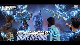 Arctic Conqueror Set Opening in Live 💙🤞  BGMI 35 Update  CTRL DOOD GAMING [upl. by Ahsineb]