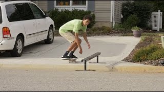 Nollie Inward Heel Frontside Boardslides [upl. by Landmeier619]