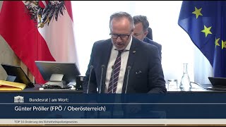 Günter Pröller  Sicherheitspolizeigesetz  1072024 [upl. by Eelame51]