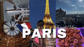 PARIS Travel Vlog🇫🇷Eiffel Tower at nightNights out in ParisGaleries Lafayette shoppingMonnyLagos [upl. by Epps]