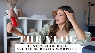 LUXURY SHOE HAUL ARE THESE WORTH IT  VLOG S2E19  Samantha Guerrero [upl. by Adnyl]