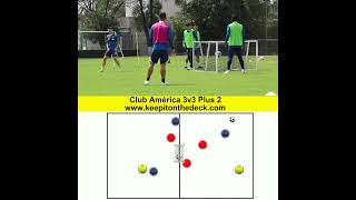 Club América 3v3 Plus 2 setup [upl. by Byram728]