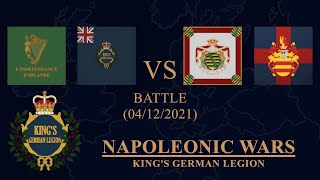 KGL  IR vs SAXONY  OLDENBURG 04122021  Roblox Napoleonic Wars [upl. by Aikar]