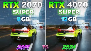 RTX 2070 SUPER vs RTX 4070 SUPER  5 Years Difference [upl. by Nattirb]