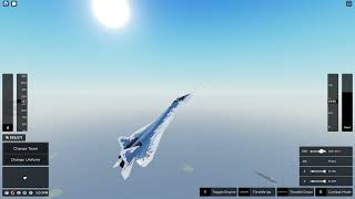 cobra maneuver ROBLOX aircraft carrier [upl. by Shellie]