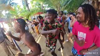 Las Terrenas is fun 🤩 republicadominicana beach dance [upl. by Olemrac]