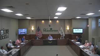 Manteno Village Board Meeting August 7 2023 [upl. by Dirgni495]