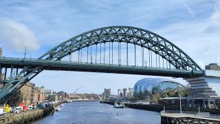 Walked Around Newcastle Quayside Sunday Market 2024 4K Video [upl. by Blondelle]