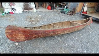 Cedar Plank Canoe Restoration  Ep2 Building Canoe Cradle [upl. by Daveda122]