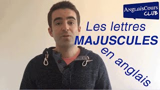 Les lettres majuscules en anglais [upl. by Anneh]