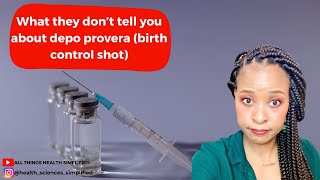 What they don’t tell you about depo provera  Depo provera injection as a contraceptive [upl. by Atekihs]