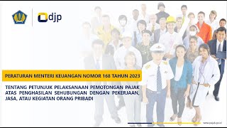 PPh Pasal 21 Terbaru PMK 168 2023 [upl. by Stacy]