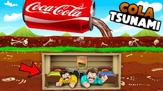 CAN WE SURVIVE THE COCA COLA TSUNAMI IN ROBLOX [upl. by Cida528]