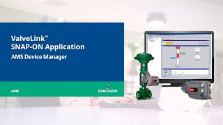 ValveLink™ SNAPON Application  AMS Device Manager [upl. by Yrac]