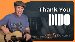 Thank You Guitar Lesson  Dido [upl. by Inimod527]