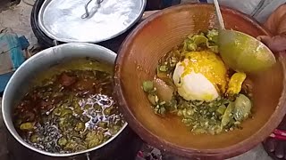 Cooking Okro amp Cocoyam Leaves Stew In An African Home [upl. by Dumond]