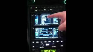 Garmin 650  adding an airway [upl. by Rooker]