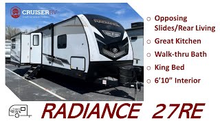 WOW What a Floorplan 2023 CruiserRV Radiance 27RE￼ [upl. by Jennee]