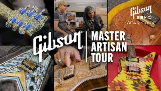 Gibson Custom Shop Tour  Gibson Rickie Hinrichsen Master Artisan Collection [upl. by Waxler]