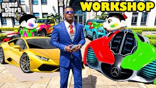 Franklin Bring Most Rare And Expensive Vision Concept Cars In His Workshop GTA 5 [upl. by Holub313]