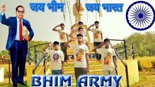 Bhim Army song  Bhim ki Sena  Bhimrao Ambedkar Dance by 🌟Rockstar group🌟 from Jaunpur [upl. by Tterrag]