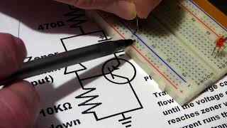 Step by step build of 2N2907 pnp transistor zener diode regulated 5V circuit waste little current [upl. by Nauqed]