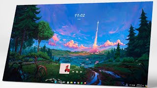 This is the BEST Windows 11 Customization with Rainmeter 2024 [upl. by Broeker]