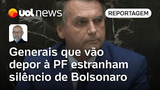 Bolsonaro presta depoimento Generais estranham silêncio de Bolsonaro e temem traição diz Josias [upl. by Cired]