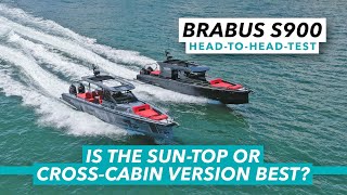 Brabus Shadow 900 review  SunTop and CrossCabin versions go headtohead  Motor Boat amp Yachting [upl. by Bel]