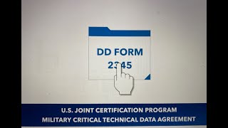 United States Joint Certification How to fill out the DD Form 2345 USA version open caption [upl. by Yelir547]