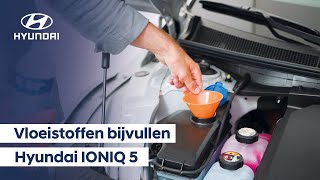 Hyundai IONIQ 5 koelvloeistof remvloeistof en ruitenwisservloeistof bijvullen [upl. by Giacinta863]