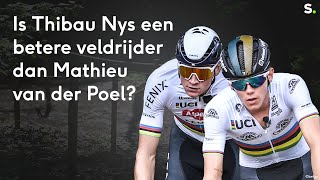 Is Thibau Nys een betere veldrijder dan Mathieu van der Poel  Slag om Balenberg [upl. by Oberheim]