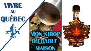 Comment faiton du sirop dérable Technique artisanale présentée en 41 secondes  Vivre au Québec [upl. by Joelynn569]