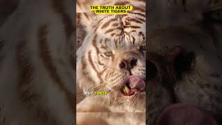 White Tiger  THE TRUTH ABOUT WHITE TIGERS animals animalshorts [upl. by Yc]