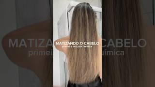 Deu diferença ou to maluca 🫧fyp matizandocabelo cabelo fy loira hidratação rotinacapilar [upl. by Tsai]