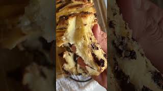 ChocolateAlmond PullApart Bread recipe sweetbreadrecipe [upl. by Dudden]