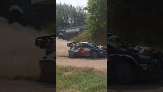 ☝️☝️Elfyn Evans Attack podium  WRC Orlen Rally Poland [upl. by Helban]