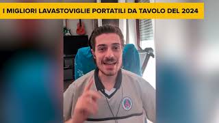 TOP5 I migliori Lavastoviglie Portatili da Tavolo del 2024 [upl. by Annahoj]