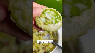 Pani puri pani recipe shortsfeeds recipe food cooking [upl. by Philemol680]