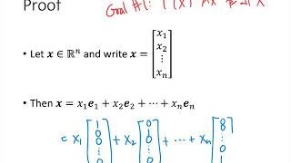 Linear Algebra  Lecture 19  The Matrix of a Linear Transformation [upl. by Noyrb]