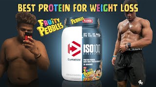 Dymatize ISO1OO Hydrolyzed 100 WHEY Protein Powder Review  BEST PROTEIN for WEIGHT LOSS [upl. by Zile943]