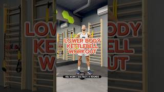 KETTLEBELL LEGS WORKOUT At Home [upl. by Azal]