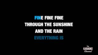 Everything Is Fine in the Style of quotJosh Turnerquot karaoke video with lyrics no lead vocal [upl. by Fromma]