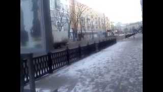 Voronezh Pushkinskaya street Ulitsa Pushkinskaya March 2015 [upl. by Nhguavaj]