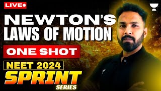 Newtons Laws of Motion  Part 1  Sprint Series for NEET 2024  Anupam Upadhyay [upl. by Airdna]