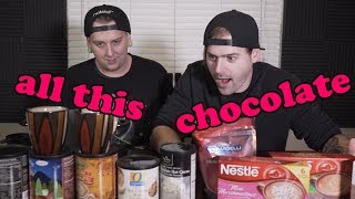 hot chocolate taste test surprising [upl. by Vish]