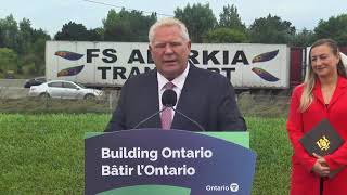 Premier Ford holds a press conference  September 25 [upl. by Iarised463]