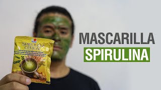 MASCARILLA DE ESPIRULINA Para La Cara  Rejuvenece la Piel [upl. by Eiramannod]