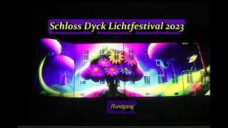 Schloss Dyck Lichtfestival 2023 [upl. by Cedric]