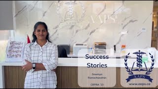 AAPS Success Stories Sowmya Ramachandran CRPRA 23 [upl. by Reseta524]